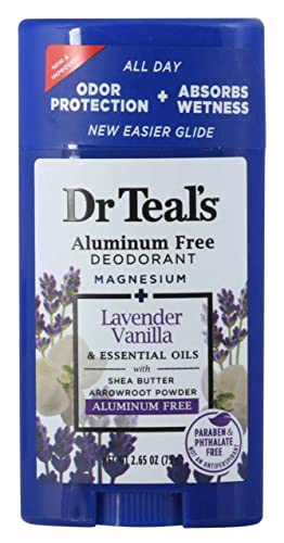 Dr Teal's Aluminum Free Deodorant - Lavender - Paraben & Phthalate Free - 2.65 oz