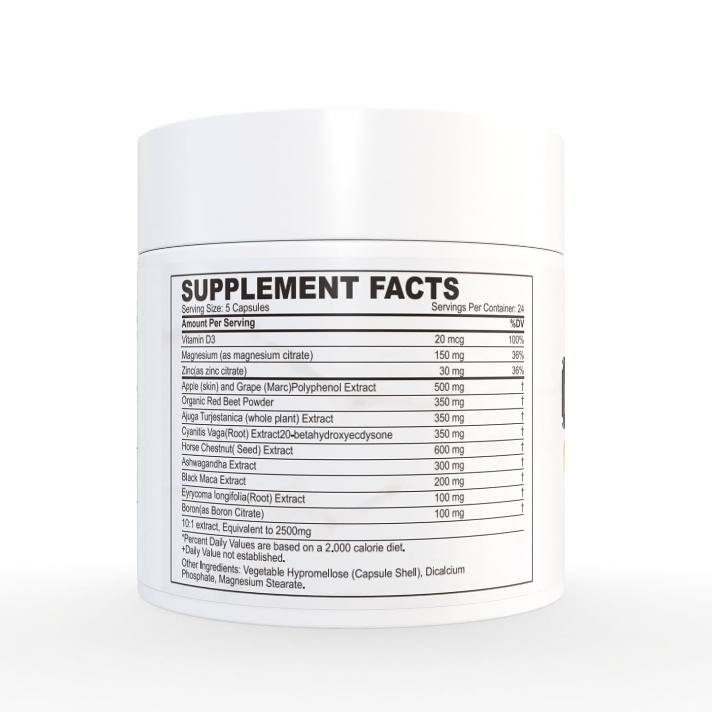 Velmira® King Maker Supplement for Men & Women 13-in-1.Sugar-Free.Energy Support.Muscle Recovery.Health Support- Zinc-Tongkat Ali-Maca-Magnesium-Vitamin D3.Supplement.120 Capsules-(1) kin.Pack of 1
