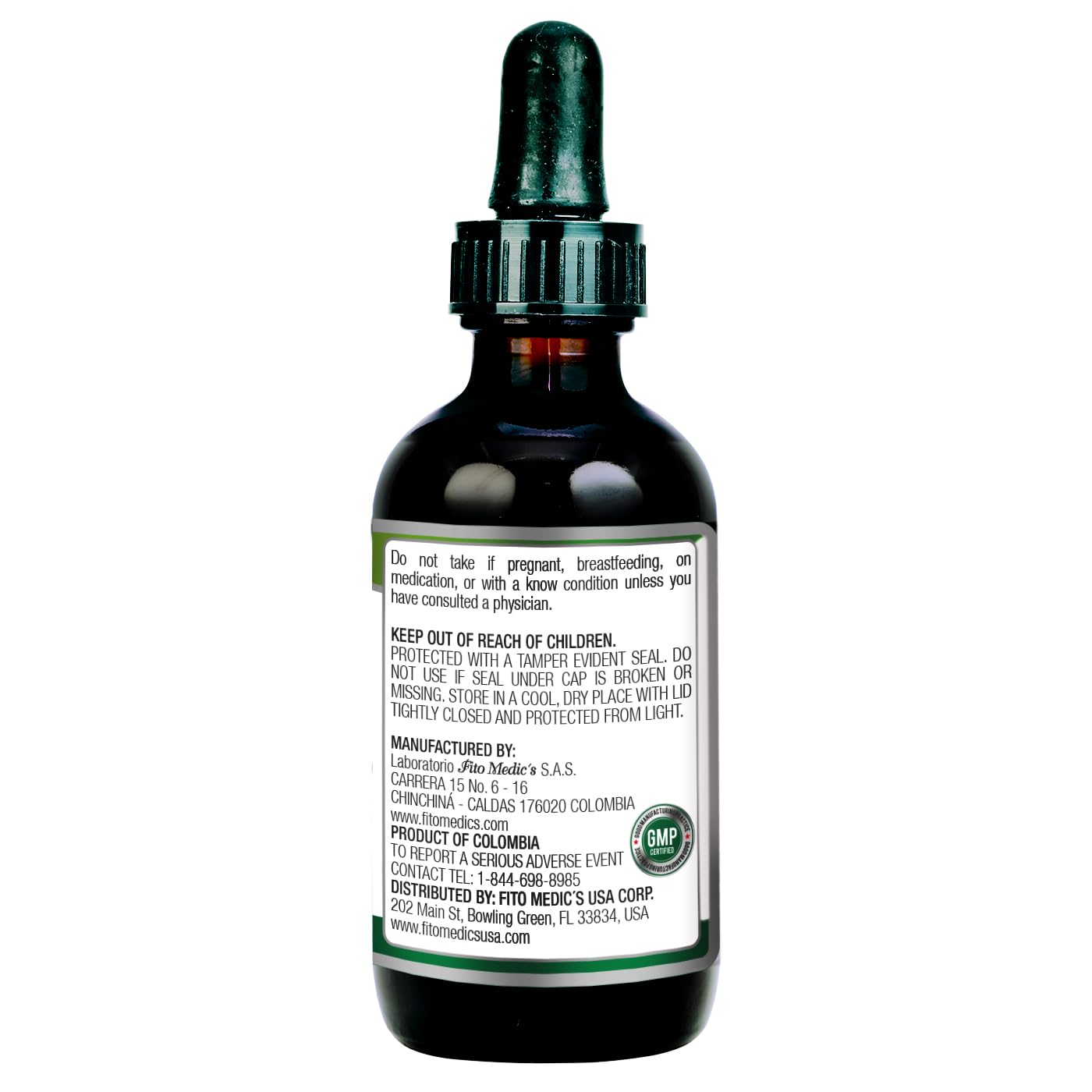FITO MEDIC'S Lab | Liquid Chlorophyll Infused with Sodium Copper Removes Toxic Metals & Micro Plastics Vegan Detox Drops | 50 mg Extract per Serving.