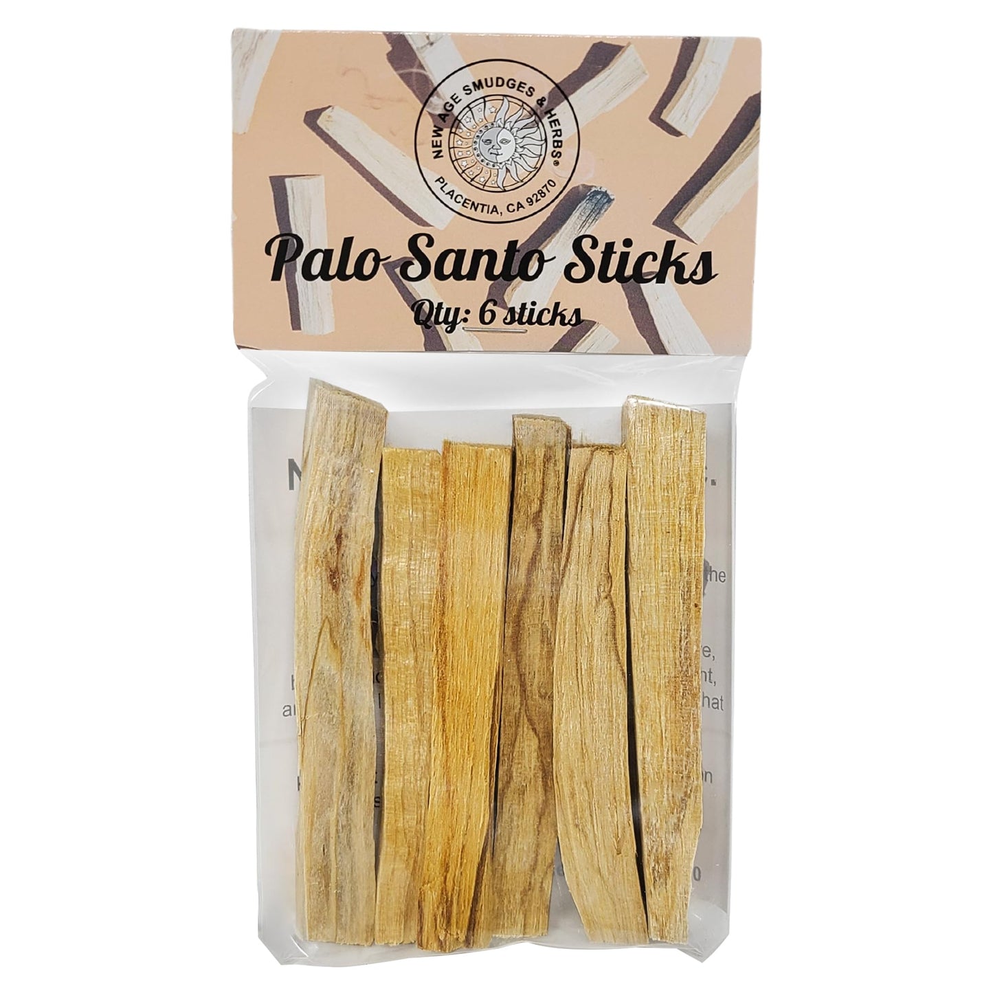 Sacred Palo Santo Wood Incense Sticks - New Age Smudges & Herbs | Harness 'Holy Wood' for Cleansing, Meditation & Energy | Ethically Sourced, Aromatic | 6 Premium Sticks for Spiritual Enrichment