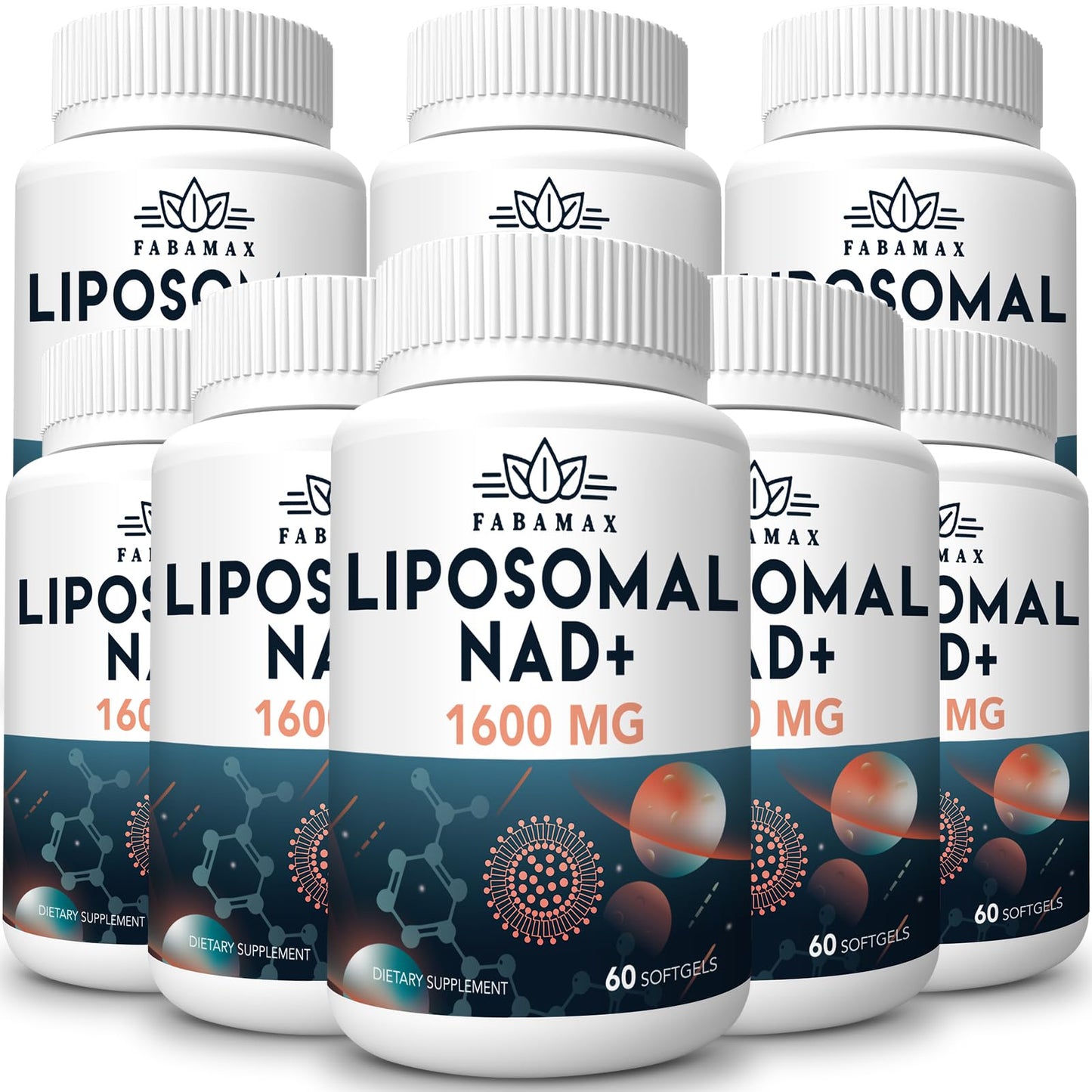 NAD Supplement, 98% Pure NAD+ Supplement, Superior Absorption, Alternative to Nicotinamide Riboside or NADH to Boost NAD+ for Aging Defense, Energy, Longevity, 120 Softgels