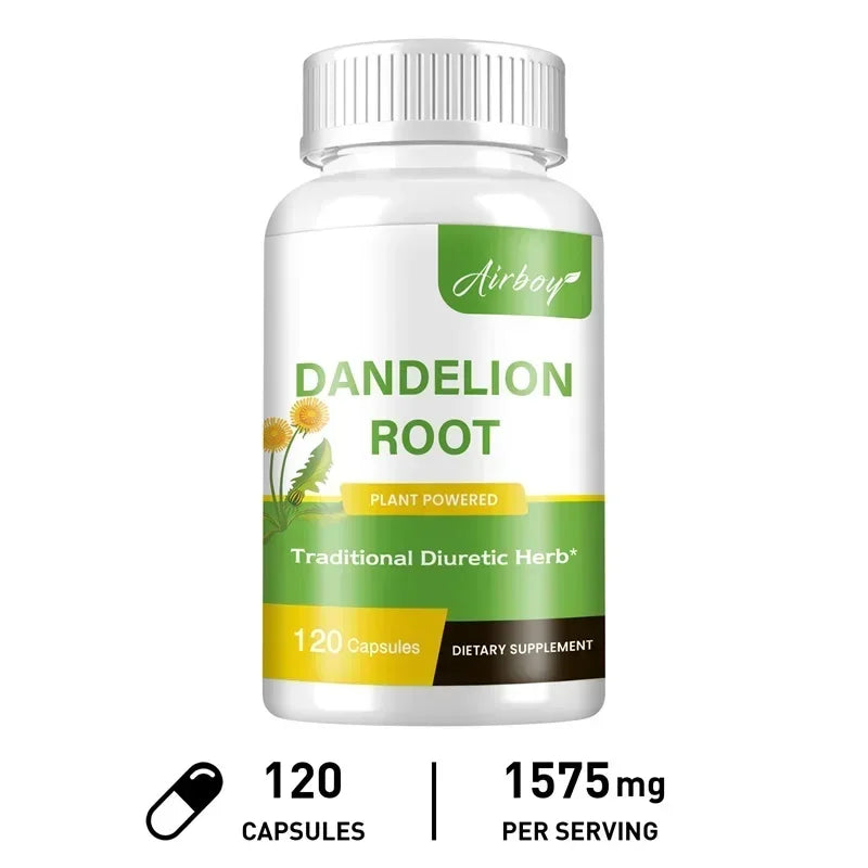 Dandelion Root Capsules - Prostate Health Support, Liver Protection, Relieving Frequent Urination, Improving Immunity