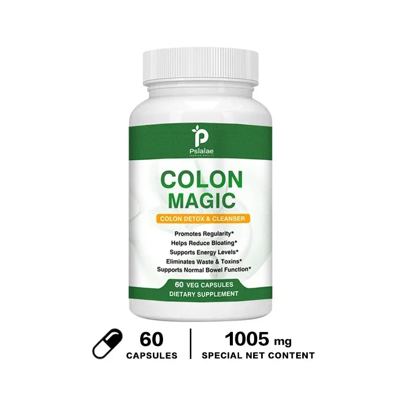 Colon Detox & Cleanse Capsules - Powerful Natural Cleanser, Intestinal Cleansing, Digestion, Helps with Constipation & Bloating
