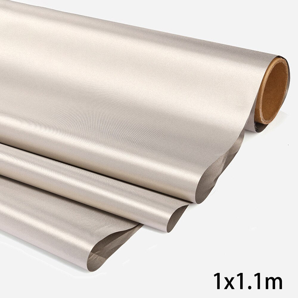 Shielding Fabric Anti Radiation Cloth Conductive EMF Protection Pure Copper Fabric Anti-Scanning RFID Linings Shield Bag