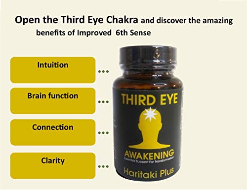 Not Sold in UK Third Eye Awakening 👁️ - Organic Haritaki Capsules- Decalcify & Activate Your Pineal Gland. Not Available in U.K If Purchased from different country you will receive an alternate brand available in your demographic.