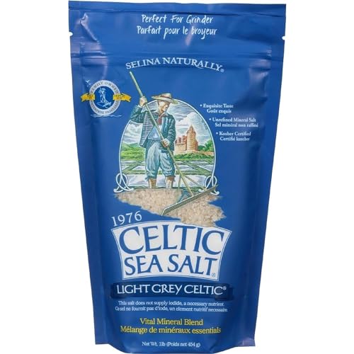 High Alkaline Organic Coarse Light Grey Celtic Sea Salt 82 Minerals