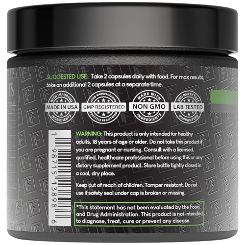 Formulation Factory Crown of Glory 10-in-1 Hair Growth Products - DHT Blocker for Men & Women with Pumpkin Seed Oil - Hair Vitamins for Faster Growth & Thickness - 120 Capsules, 2 Month Supply
