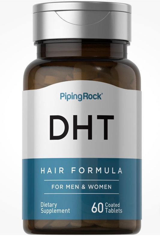 PipingRock DHT Blocker Hair Formula For Men 💆🏾‍♂️& Women 💆🏾‍♀️Advanced Growth Supplement for Hereditary Thinning Hair.