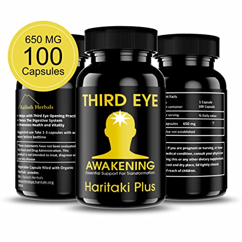 Not Sold in UK Third Eye Awakening 👁️ - Organic Haritaki Capsules- Decalcify & Activate Your Pineal Gland. Not Available in U.K If Purchased from different country you will receive an alternate brand available in your demographic.