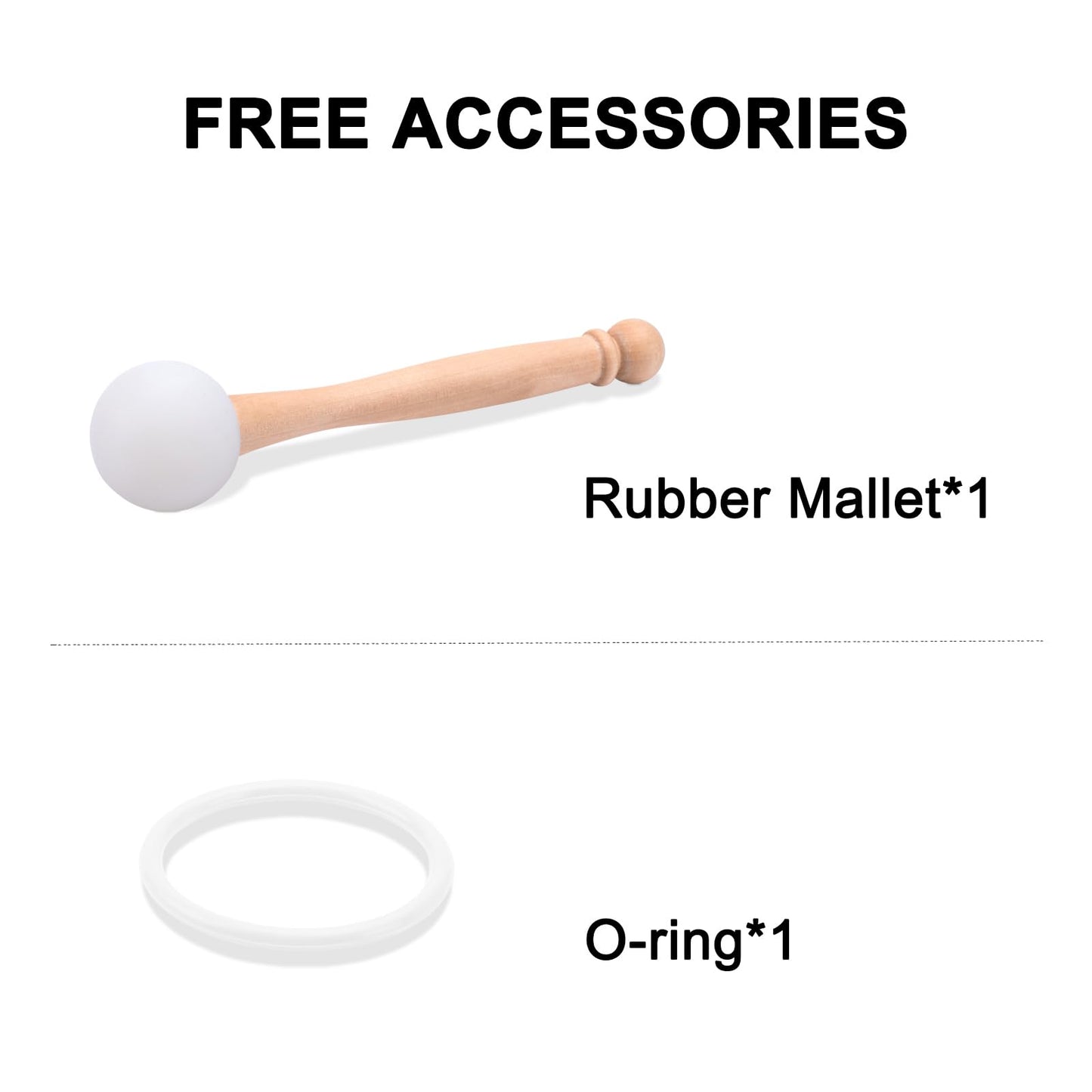 Sevenbowls Singing Bowls 432hz B Note 8-Inch Crystal Singing Bowl With A Free Mallet And O-Ring For Sound Healing, Meditation, Yoga, and Sound Baths