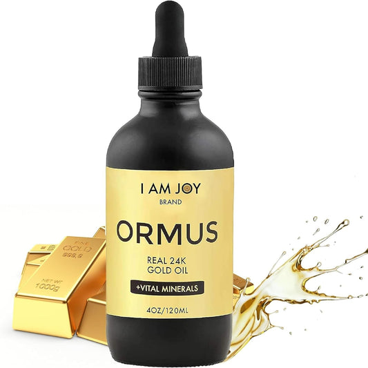 I Am Joy co. Ormus Gold Oil Monoatomic Helps to Decalcify Pineal Gland, Repair DNA, Increase Manifestation Speed - Rich with Minerals Platinum, Iridium Using Non Chemical Solvent Extraction 4oz Not Available in U.K