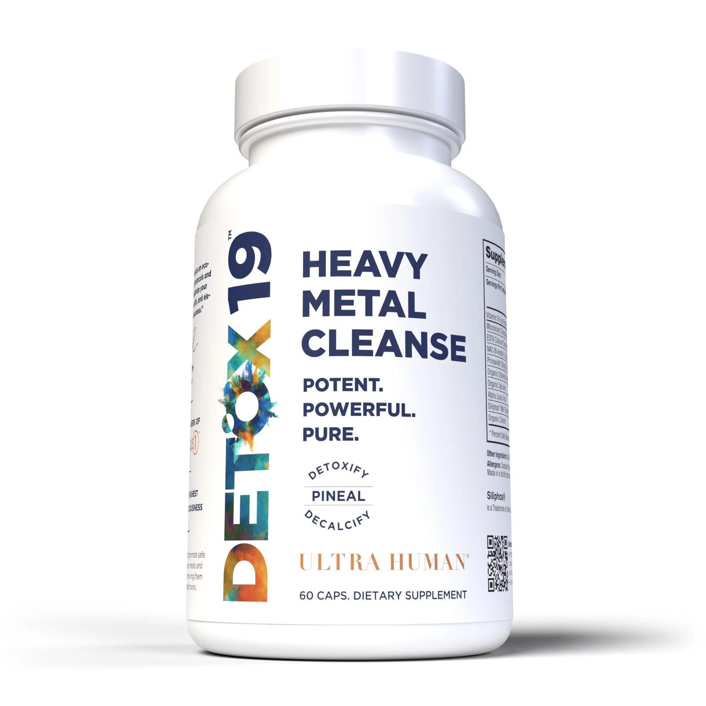 Heavy Toxic Metal Detox - Zeolite Detox Capsules, Natural Energy and Immune System, Supports Daily Detox and Optimal pH, Max Absorption Alkaline Capsules Only Shipped in The USA