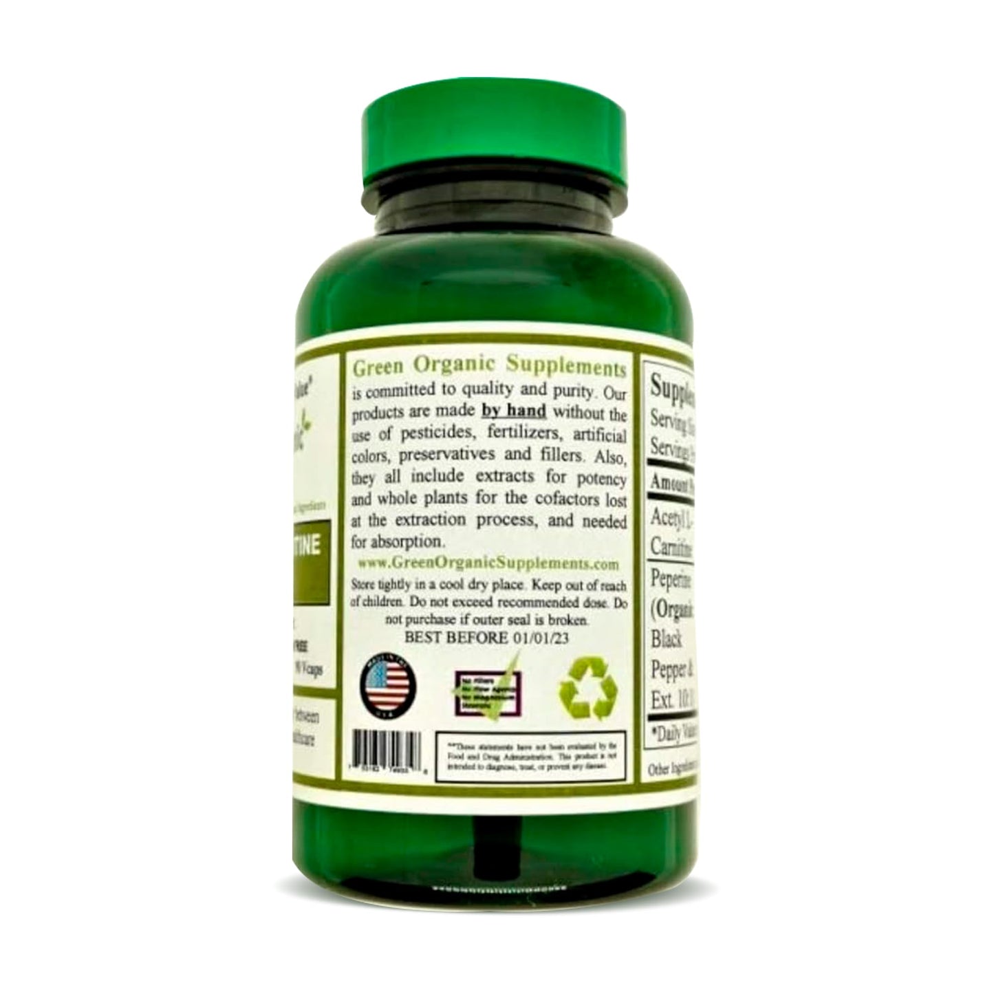 Green Organic Supplements' Lyme Disease, Teasel Root