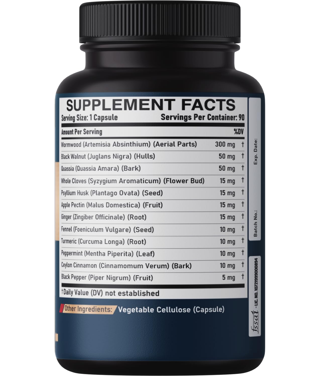 Sweet Wormwood Black Walnut Whole Clove Capsules Parasite Cleanse.