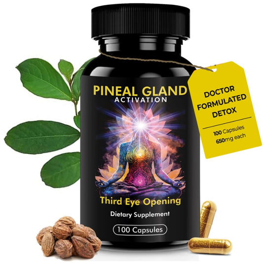 Pineal Gland Activation Opens 3rd Eye 👁️ Supports Decalcification, Third Eye Awakening, Cognitive Function & Intuition, and Mental Clarity Promotes Lucid Dreams & Astral Projection Enhanced Meditative States.