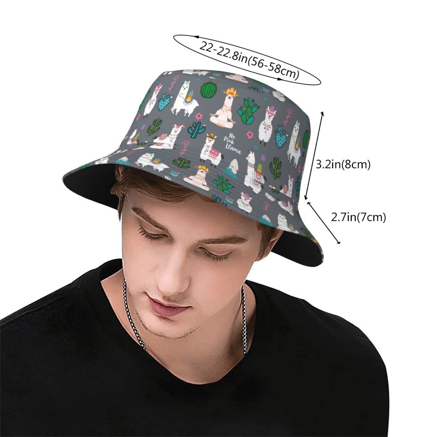 Ankh Cross Bucket Hats for Men Women Gifts Beach Outdoor Packable Ancient Egyptian Fisherman Caps Prevent Sun Hat