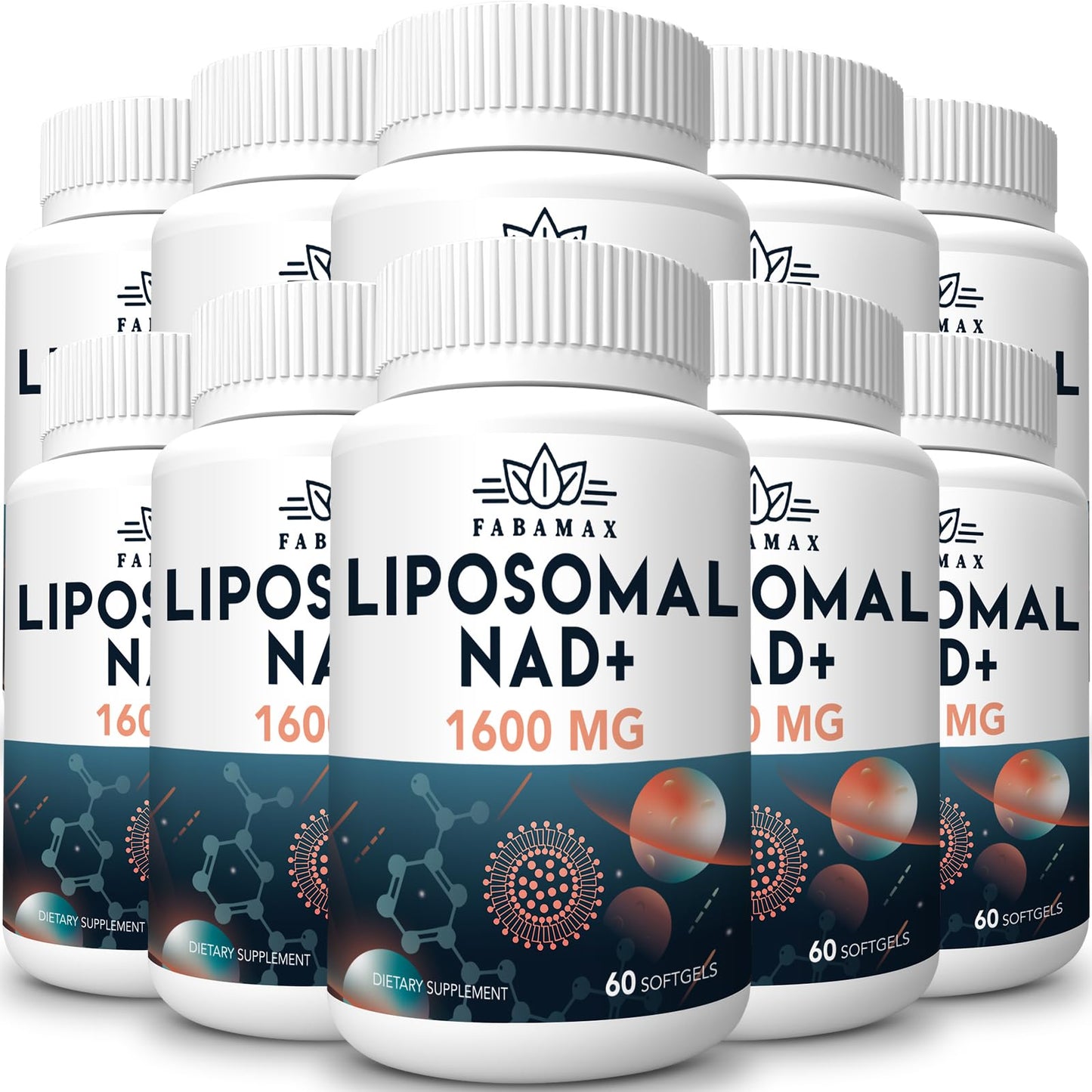 NAD Supplement, 98% Pure NAD+ Supplement, Superior Absorption, Alternative to Nicotinamide Riboside or NADH to Boost NAD+ for Aging Defense, Energy, Longevity, 120 Softgels