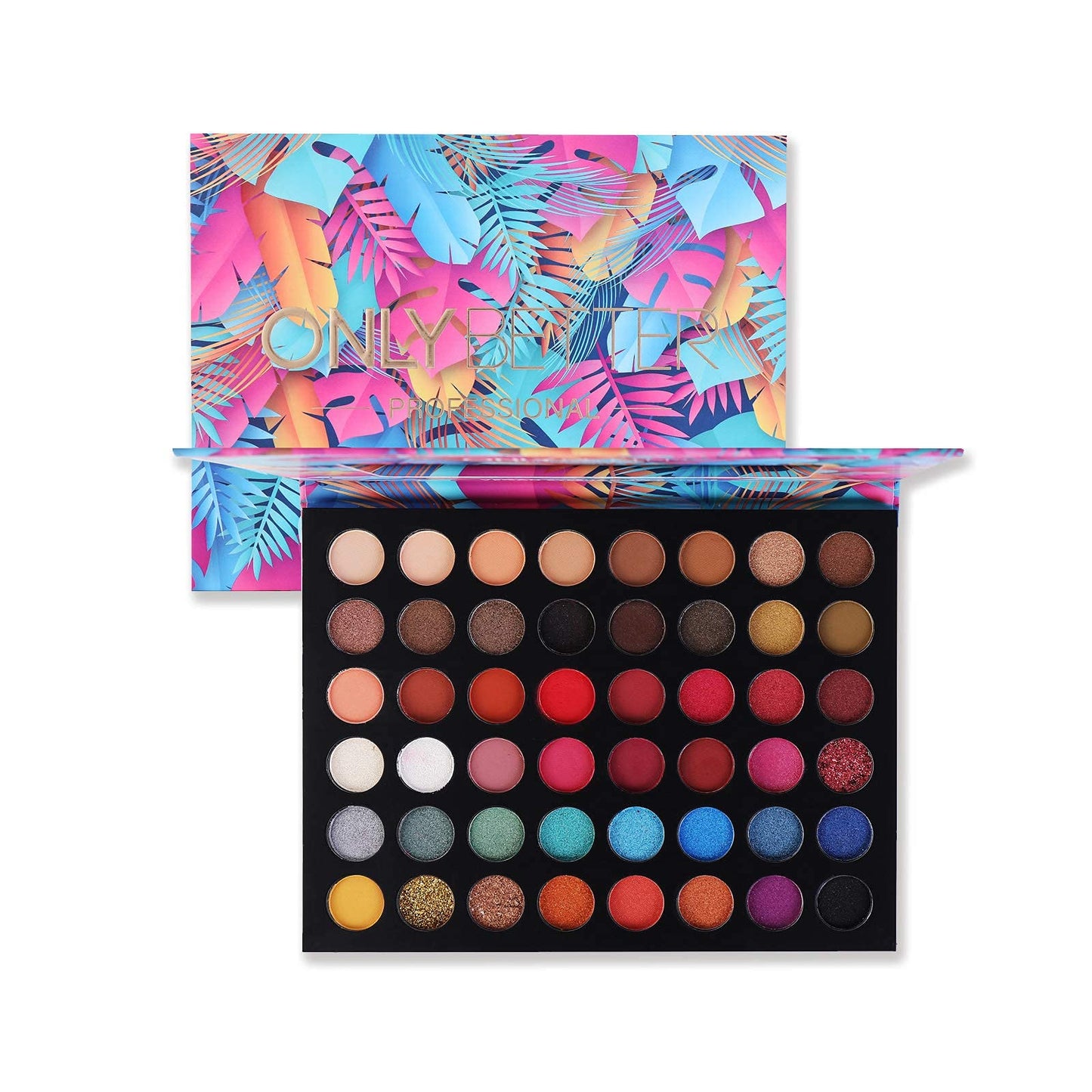 ORGANIC MAKEUP 💄 ONLYBETTER Vegan Eyeshadow Palette, Nude Eyeshadow Palette, 16 Shades Organic Eyeshadow palette high pigmented eyeshadow palette Colorful Eyeshadow Palette Long Lasting Nude Eyeshadow Shimmer Palette