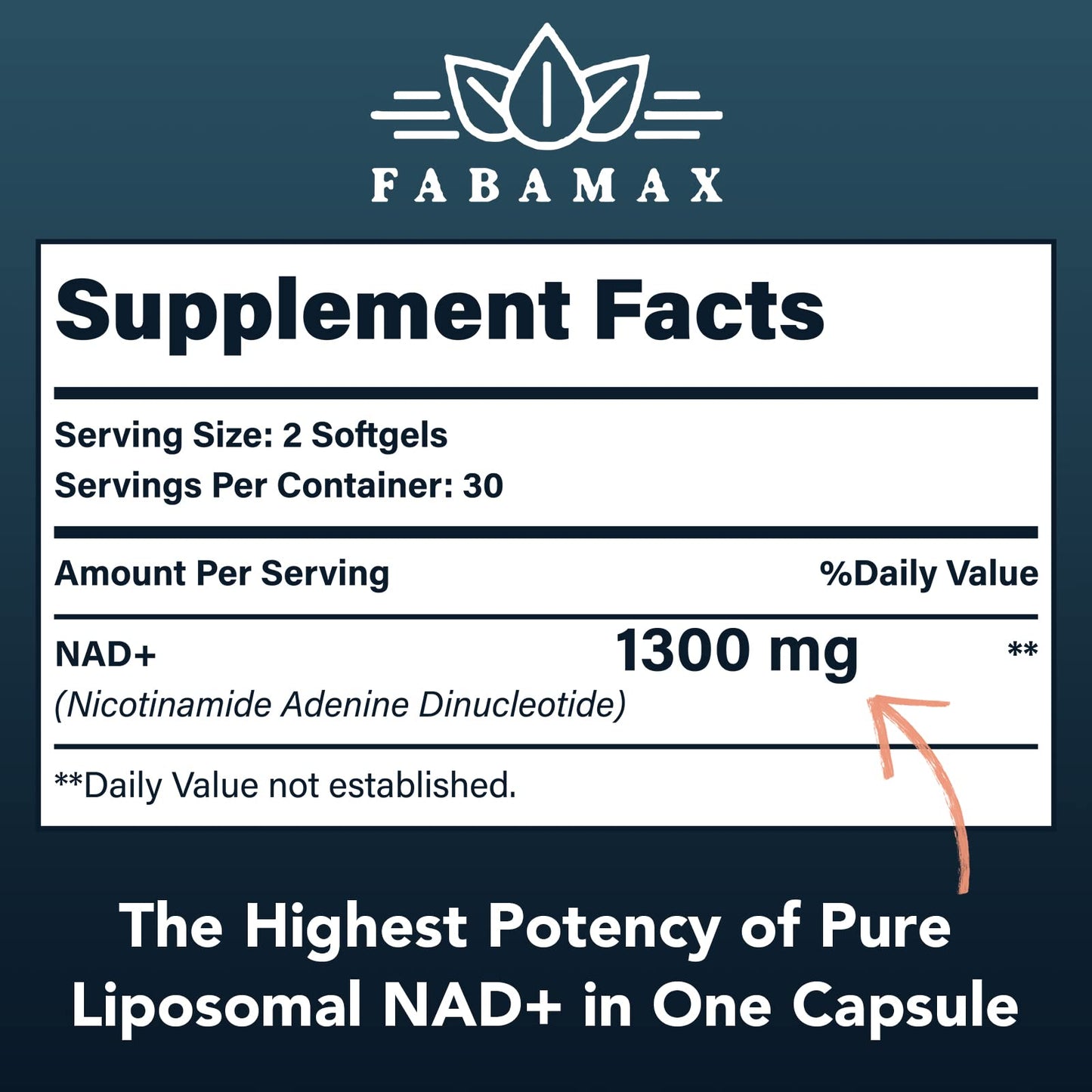 NAD Supplement, 98% Pure NAD+ Supplement, Superior Absorption, Alternative to Nicotinamide Riboside or NADH to Boost NAD+ for Aging Defense, Energy, Longevity, 120 Softgels