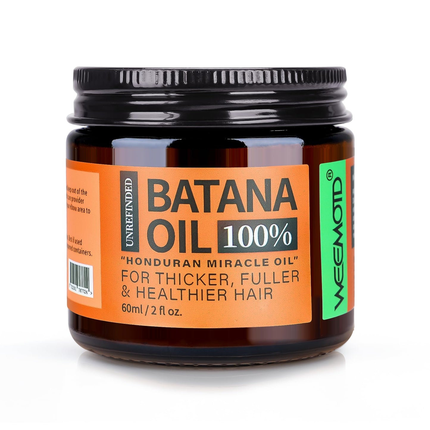 Batana Oil for Hair Growth Dr Sebi, 100% Raw Organic Batana Hair Mask from Honduras, Wild Growth Hair Oil, Scalp Oil Promotes Hair Thickness, Prevents Loss for Men & Women, 4.06 fl oz