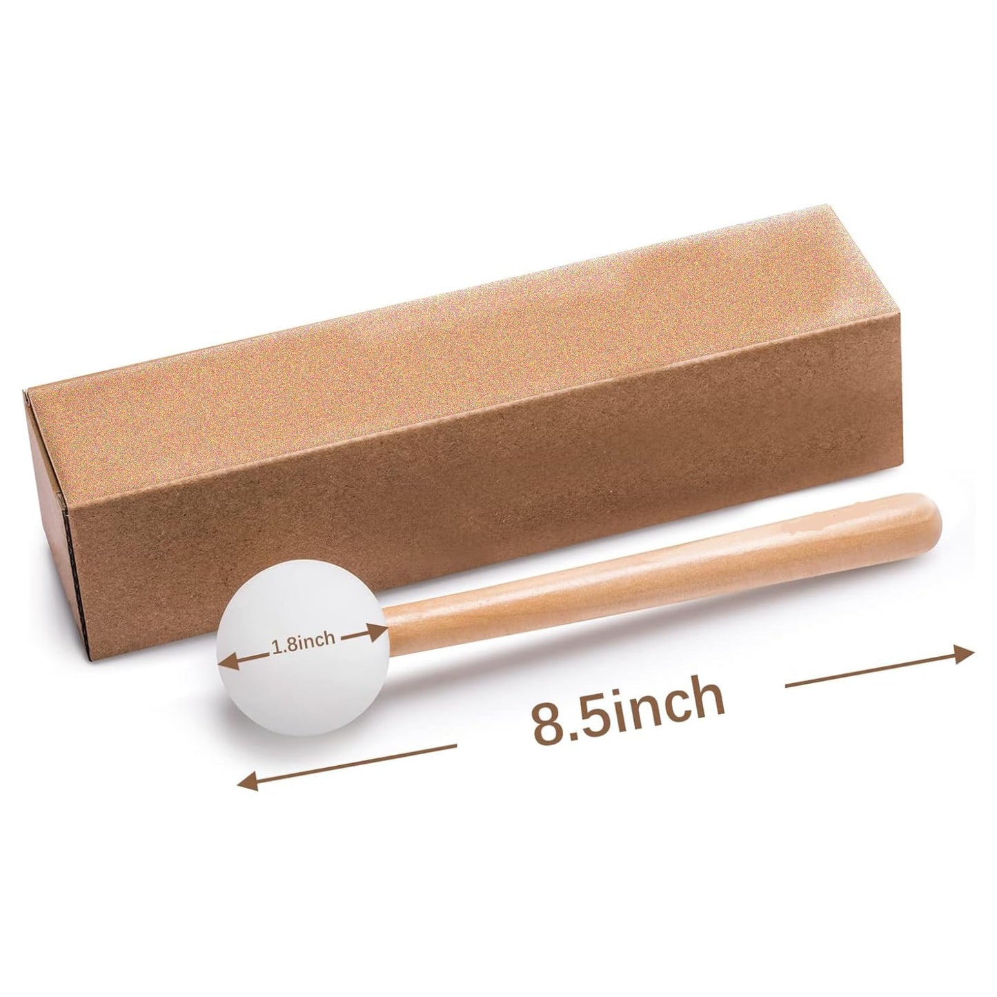 Sevenbowls Singing Bowls 432hz B Note 8-Inch Crystal Singing Bowl With A Free Mallet And O-Ring For Sound Healing, Meditation, Yoga, and Sound Baths