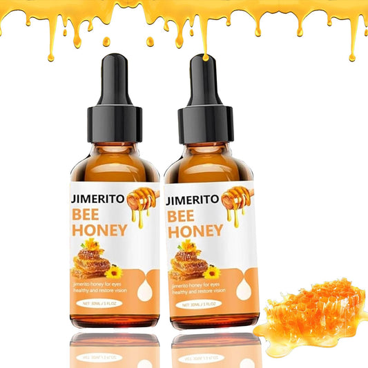 Jimerito Honey for Eye,Jimerito Honey Eye Drops,Stingless Bee Honey (2 Bottles)