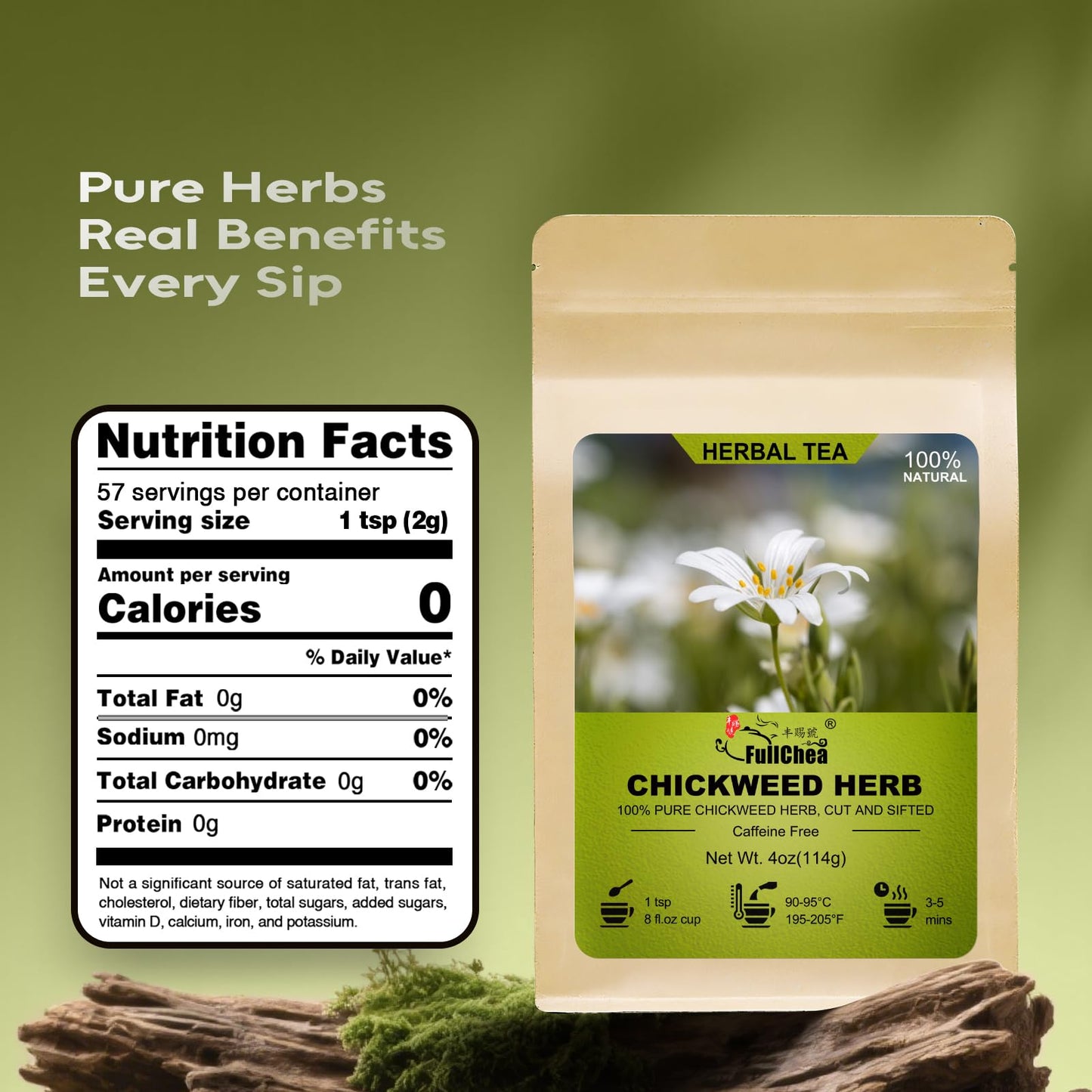 Chrysanthemum Herb - Premium Natural Dried Chrysanthemum Flower - Great For Pain ,Treats Headaches, Sleep Aid,Liver Health Great For Inflammation & Immune System Support Antioxidants Herbal Tea Loose Leaf - Non-GMO - Sweet & Fresh