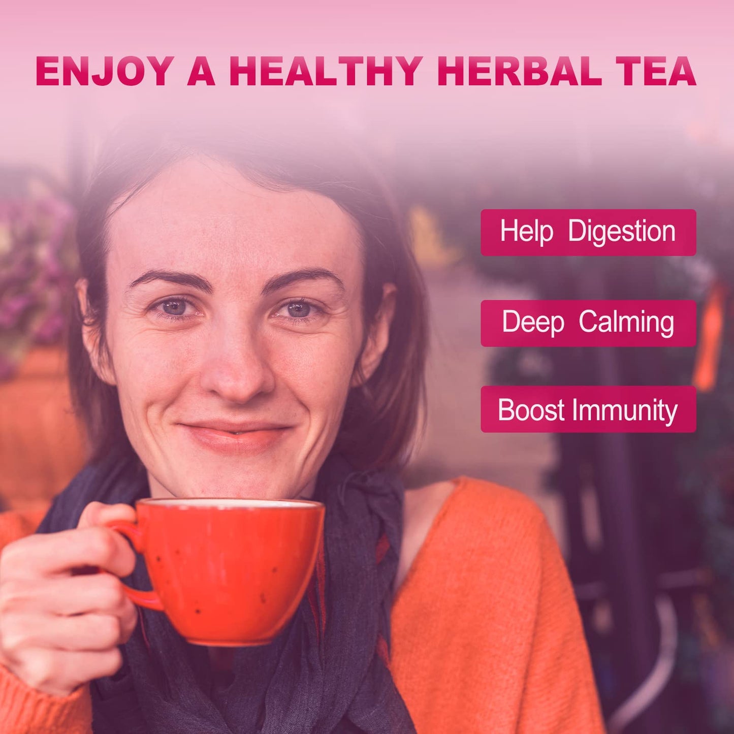 Chrysanthemum Herb - Premium Natural Dried Chrysanthemum Flower - Great For Pain ,Treats Headaches, Sleep Aid,Liver Health Great For Inflammation & Immune System Support Antioxidants Herbal Tea Loose Leaf - Non-GMO - Sweet & Fresh