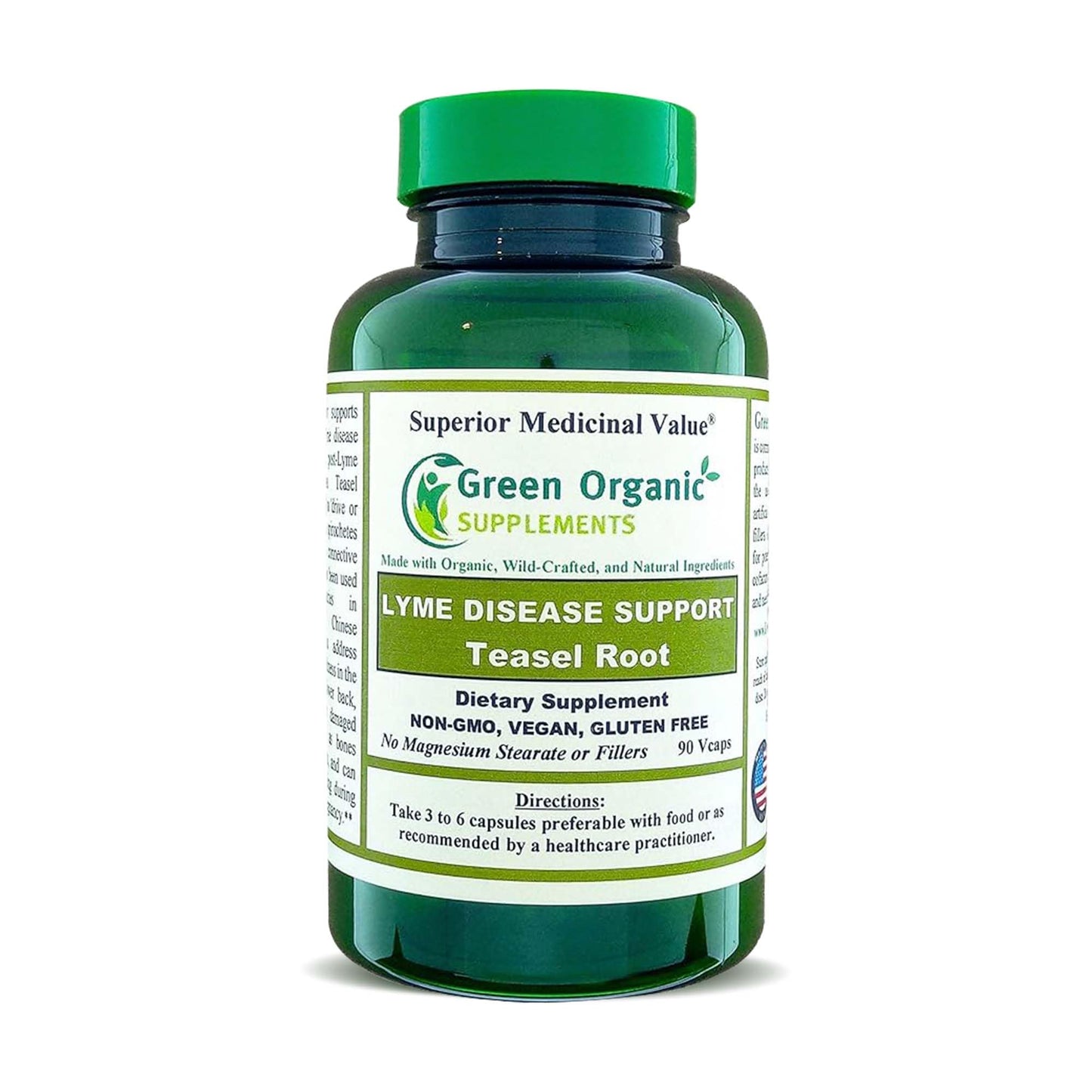 Green Organic Supplements' Lyme Disease, Teasel Root