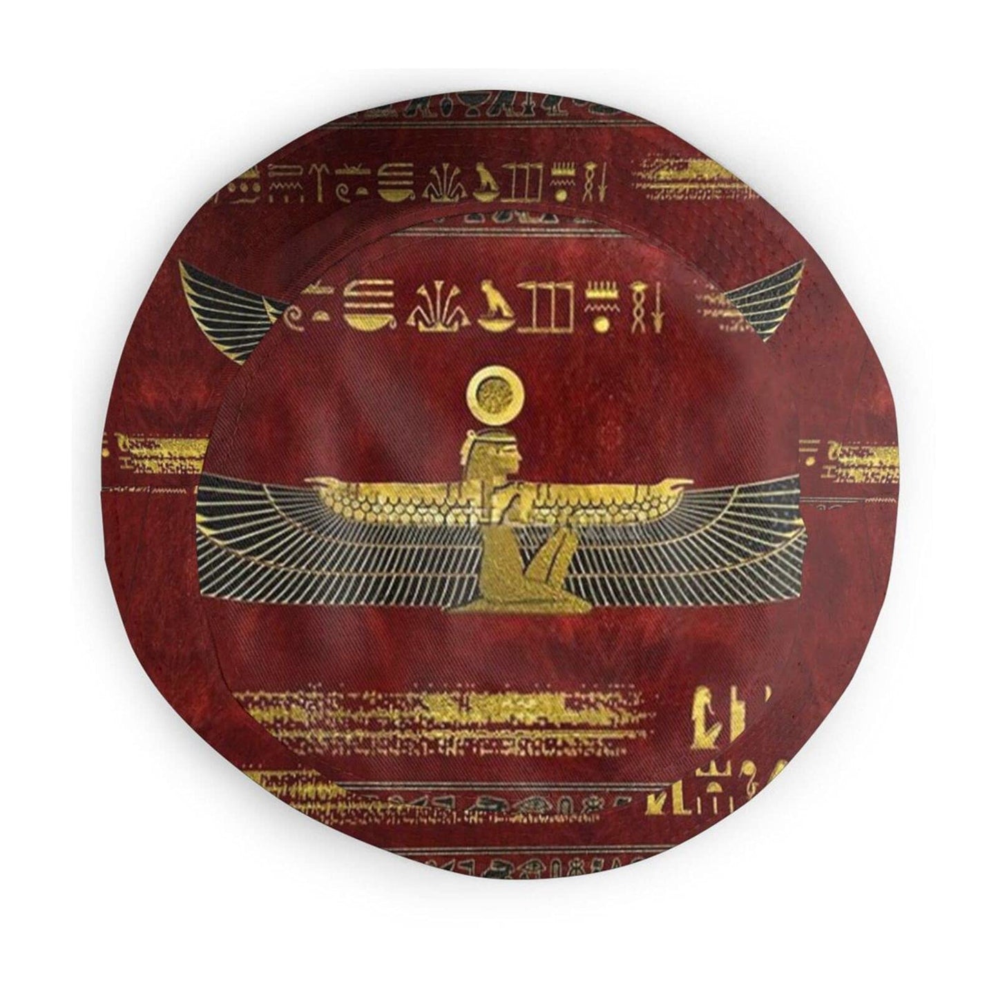 Hieroglyphic Hat African Egyptian Culture Bucket Hat Summer Fisherman Cap Outdoor Beach Sun Hat