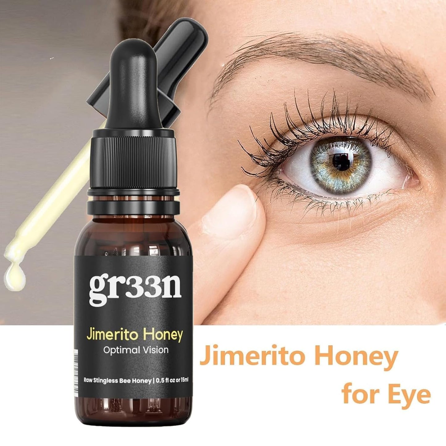 gr33n Jimerito Honey for Eye, gr33n Jimerito Honey Eye Drops, Jimerito Bee Honey for Eye, Stingless Bee Honey Eye Drops