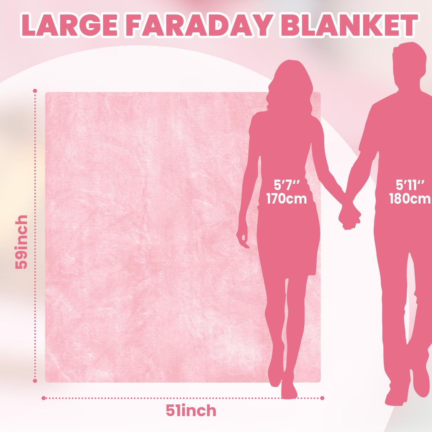 EMF Blanket Protection Blocks EMF Waves So Your Dreams Aren’t Hijacked By Deceptive Frequencies. Two Sided Reversible Can Use for Beds or Couches Great For Travel Blocks ELF Waves. ☢️