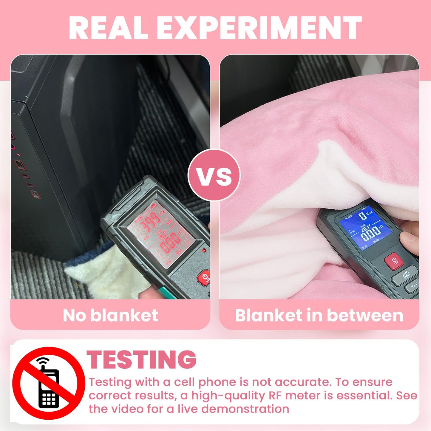 EMF Blanket Protection Blocks EMF Waves So Your Dreams Aren’t Hijacked By Deceptive Frequencies. Two Sided Reversible Can Use for Beds or Couches Great For Travel Blocks ELF Waves. ☢️