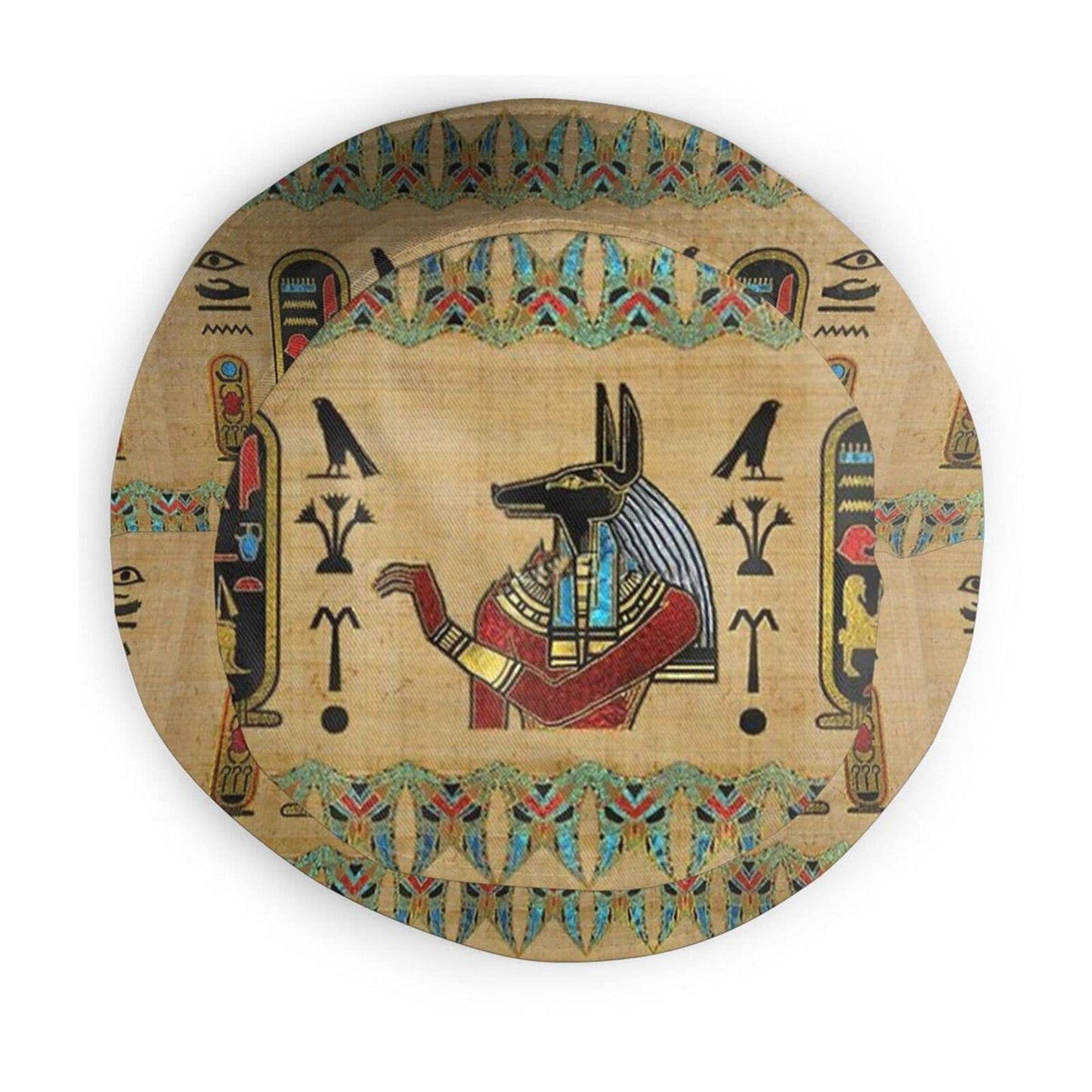 Hieroglyphic Hat African Egyptian Culture Bucket Hat Summer Fisherman Cap Outdoor Beach Sun Hat