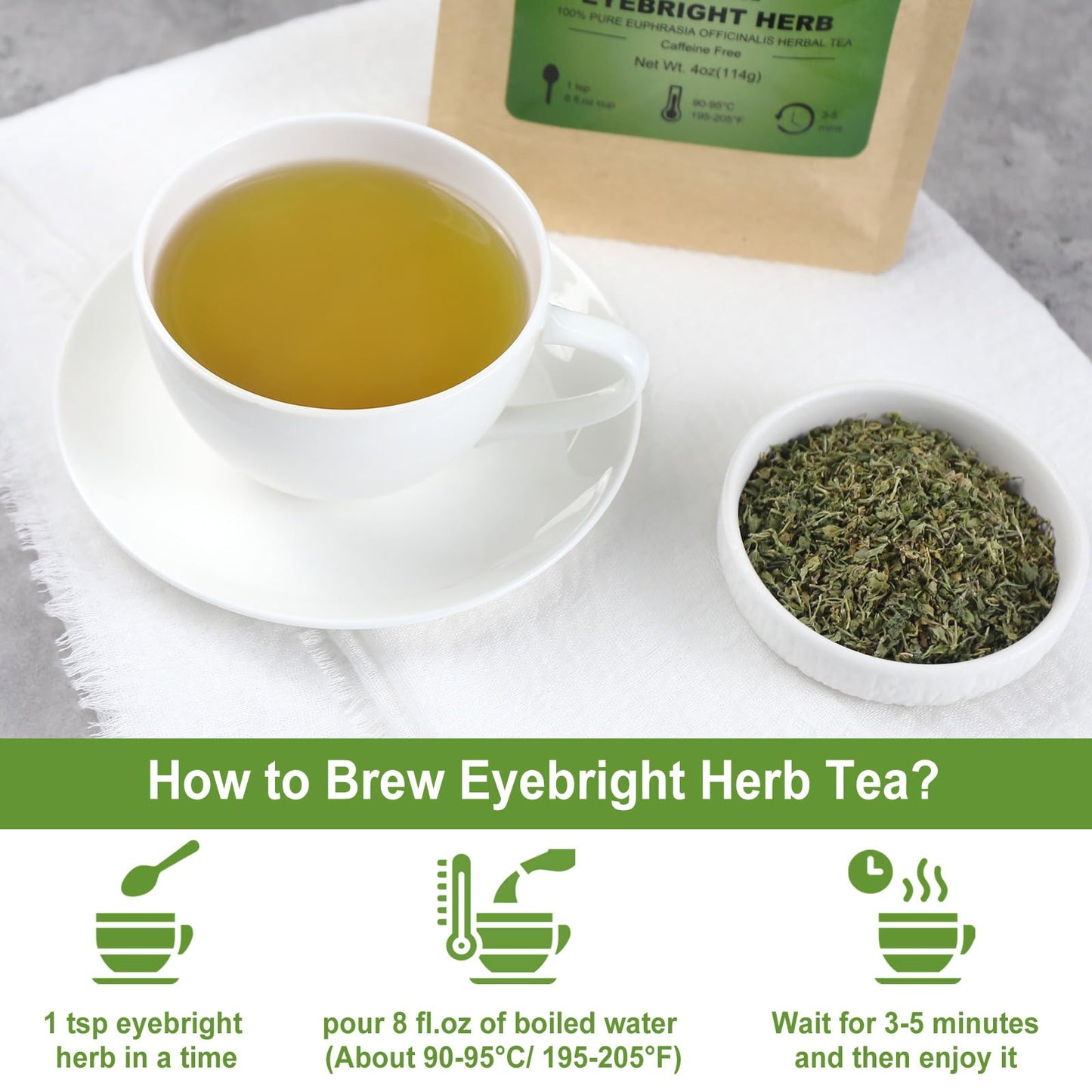 Chrysanthemum Herb - Premium Natural Dried Chrysanthemum Flower - Great For Pain ,Treats Headaches, Sleep Aid,Liver Health Great For Inflammation & Immune System Support Antioxidants Herbal Tea Loose Leaf - Non-GMO - Sweet & Fresh