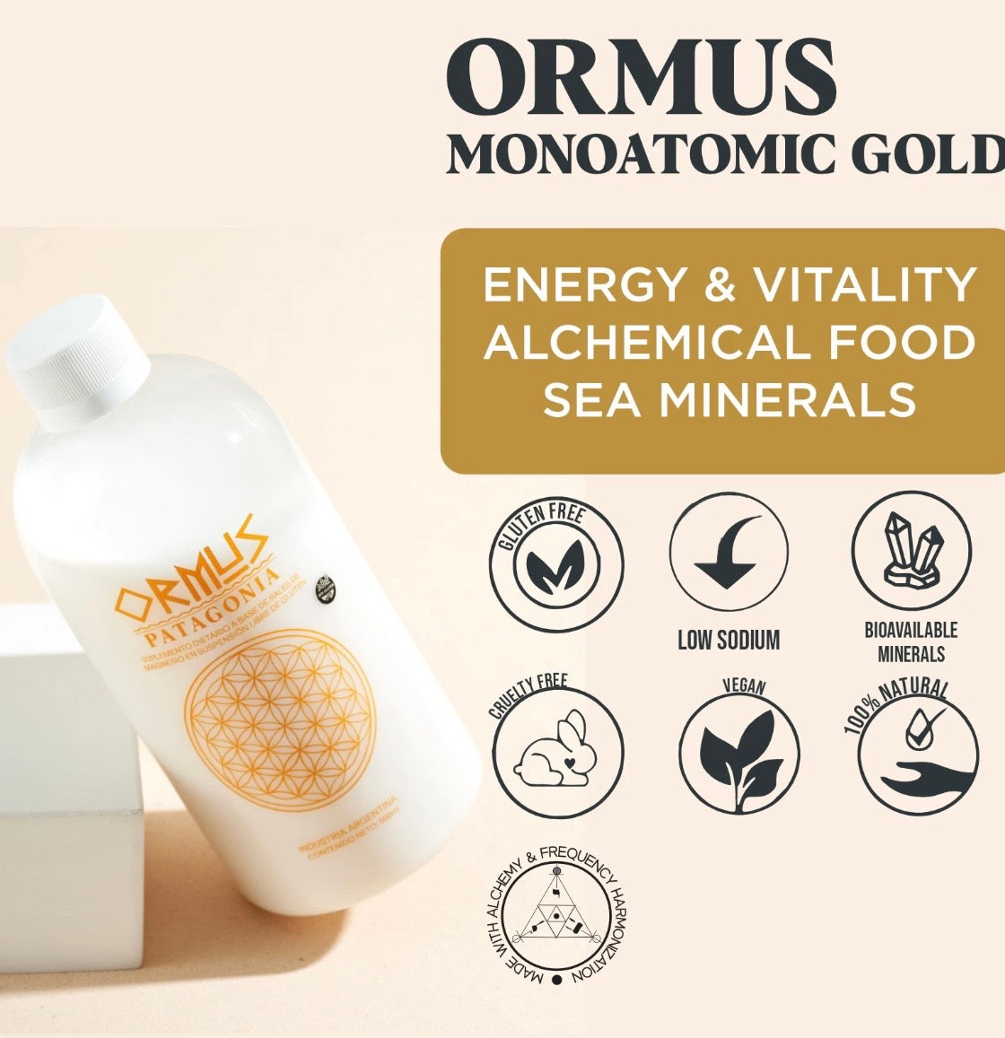 MONOATOMIC GOLD ORMUS Extra Strength 17oz-MEMORY AID 🧠ENERGETICALLY ENHANCED, REJUVENATING CELLULAR REGENERATION DECALCIFIES PINEAL GLAND 👁️