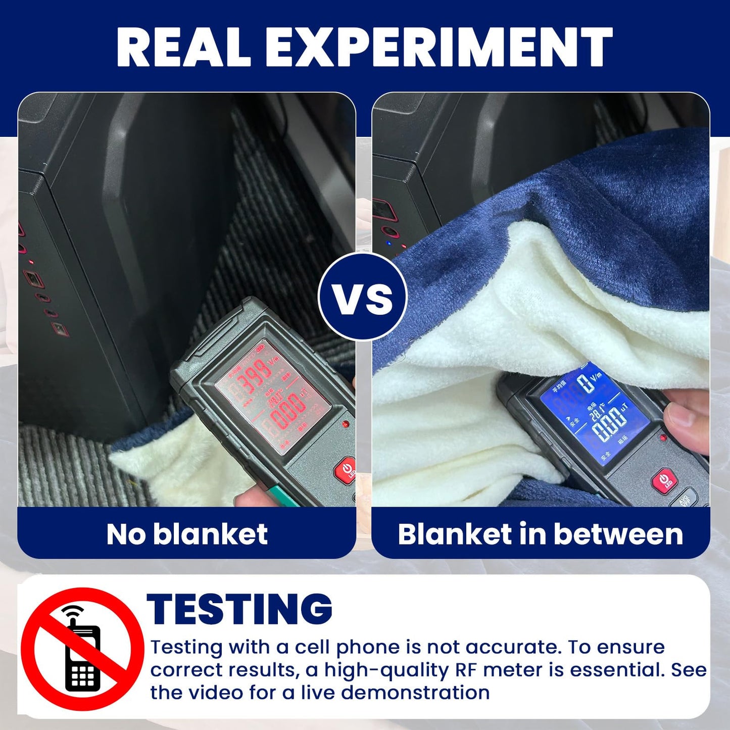 EMF Blanket Protection Blocks EMF Waves So Your Dreams Aren’t Hijacked By Deceptive Frequencies. Two Sided Reversible Can Use for Beds or Couches Great For Travel Blocks ELF Waves. ☢️