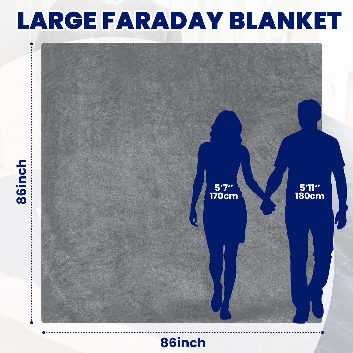 EMF Blanket Protection Blocks EMF Waves So Your Dreams Aren’t Hijacked By Deceptive Frequencies. Two Sided Reversible Can Use for Beds or Couches Great For Travel Blocks ELF Waves. ☢️