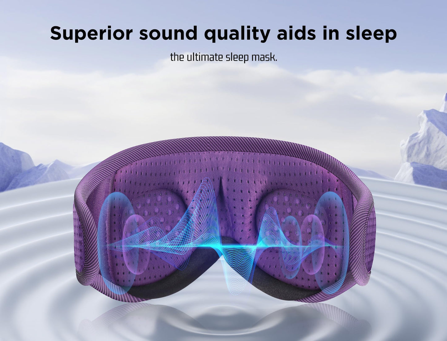 Lucid Dreaming Sleep Headphones, 3D Sleep Mask Bluetooth Wireless Music Eye Mask, Sleeping Headphones for Side Sleepers Sleep Mask with Bluetooth Headphones Ultra-Thin Stereo Speakers Perfect for Sleeping