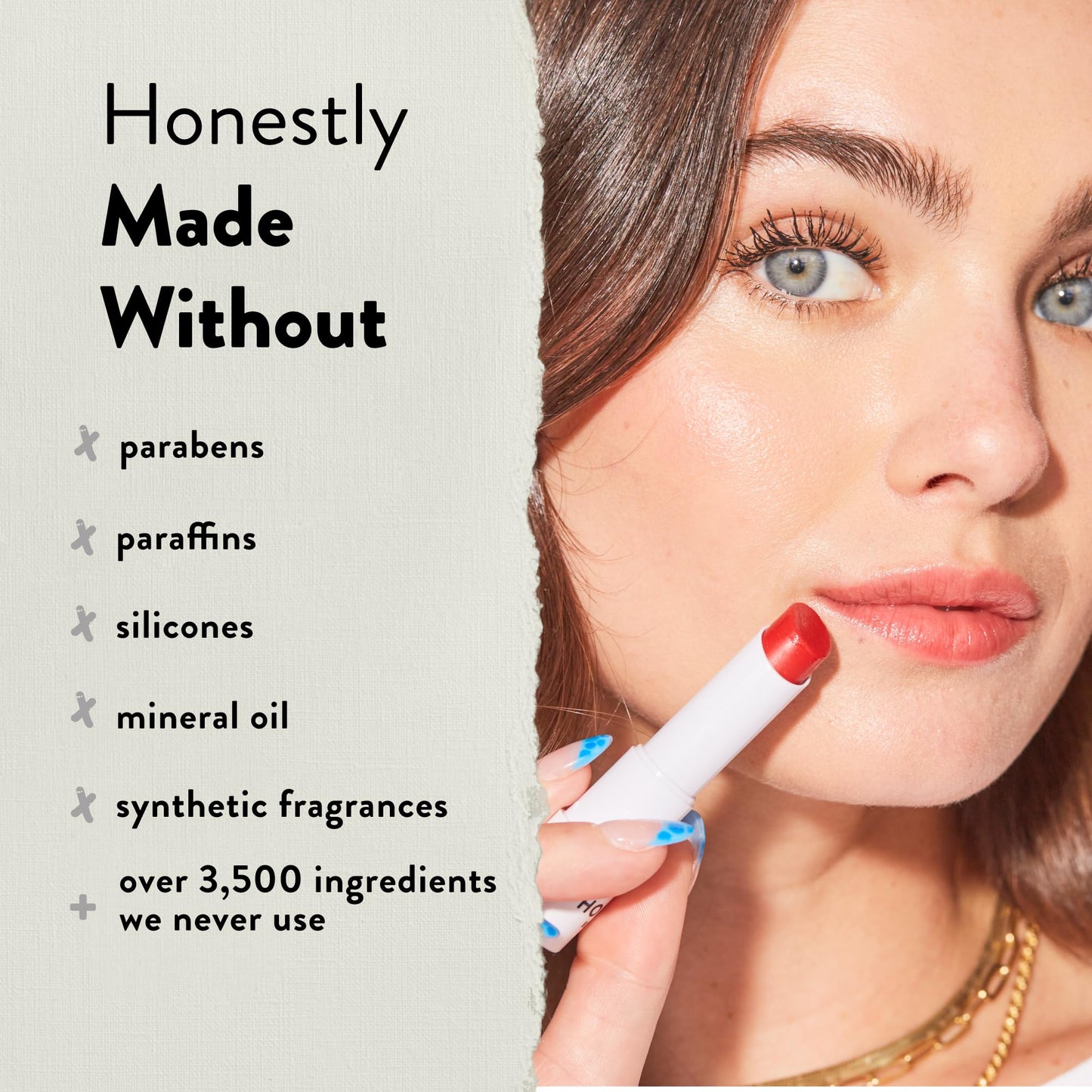Organic Lipstick Honest Beauty Tinted Lip Balm | Antioxidant-rich Acai Extracts + Avocado Oil | EWG Certified, Vegan, Cruelty Free | Summer Melon