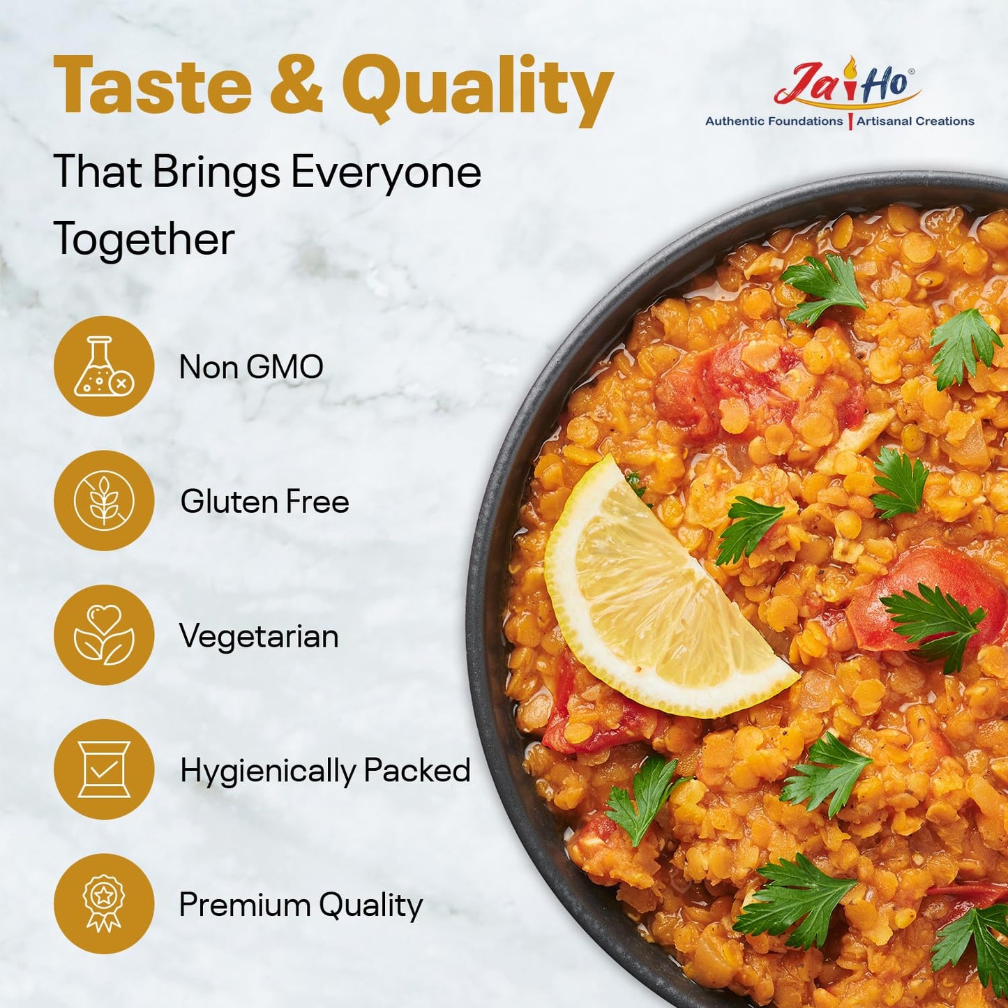 Jai Ho Certified Organic Toor Dal 4 lb | Pigeon Peas Has Anti Sickling Properties Great For Combating Sickle Cell Anemia A Nigerian Phytomedicine Called Ciklavit.