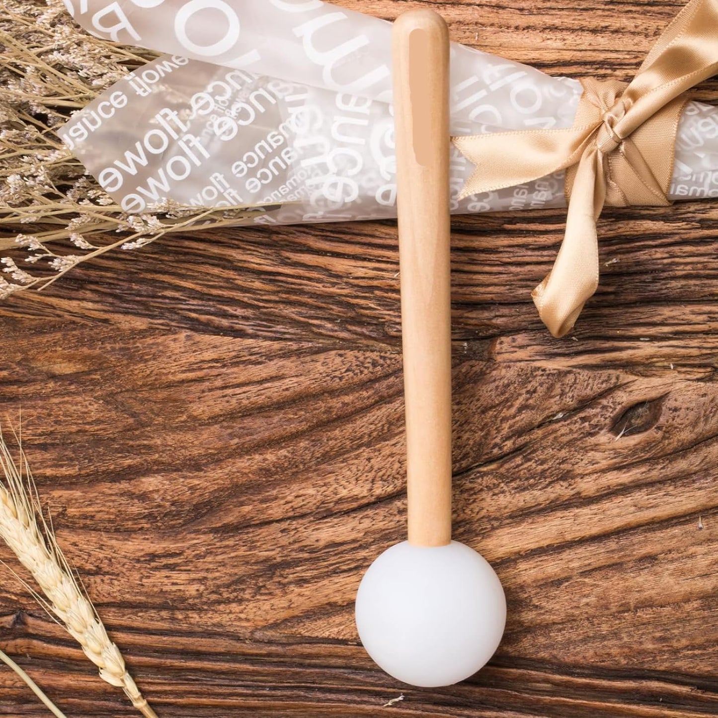 Sevenbowls Singing Bowls 432hz B Note 8-Inch Crystal Singing Bowl With A Free Mallet And O-Ring For Sound Healing, Meditation, Yoga, and Sound Baths