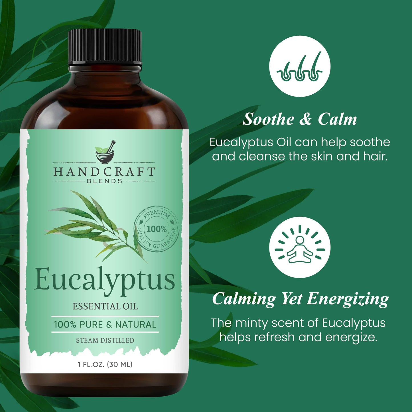 Handcraft Blends Citronella Essential Oil – Huge 4 Fl Oz – 100% Pure and Natural – Premium Grade Essential Oil for Diffuser and Aromatherapy, Skin, Massage, Candle and Soap Making Fragrance