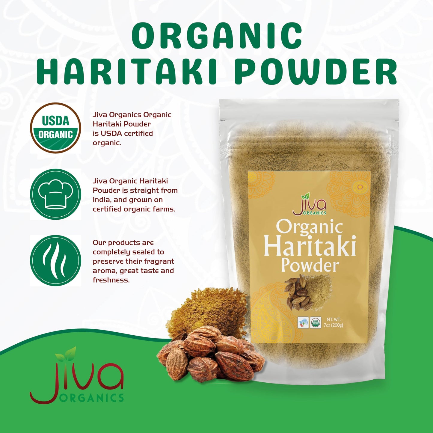 Organic Haritaki Powder Extract Decalcify & Activate The Pineal Gland 👁️ Also Great For Gut Health And Eradication of Bad Microbes 🦠