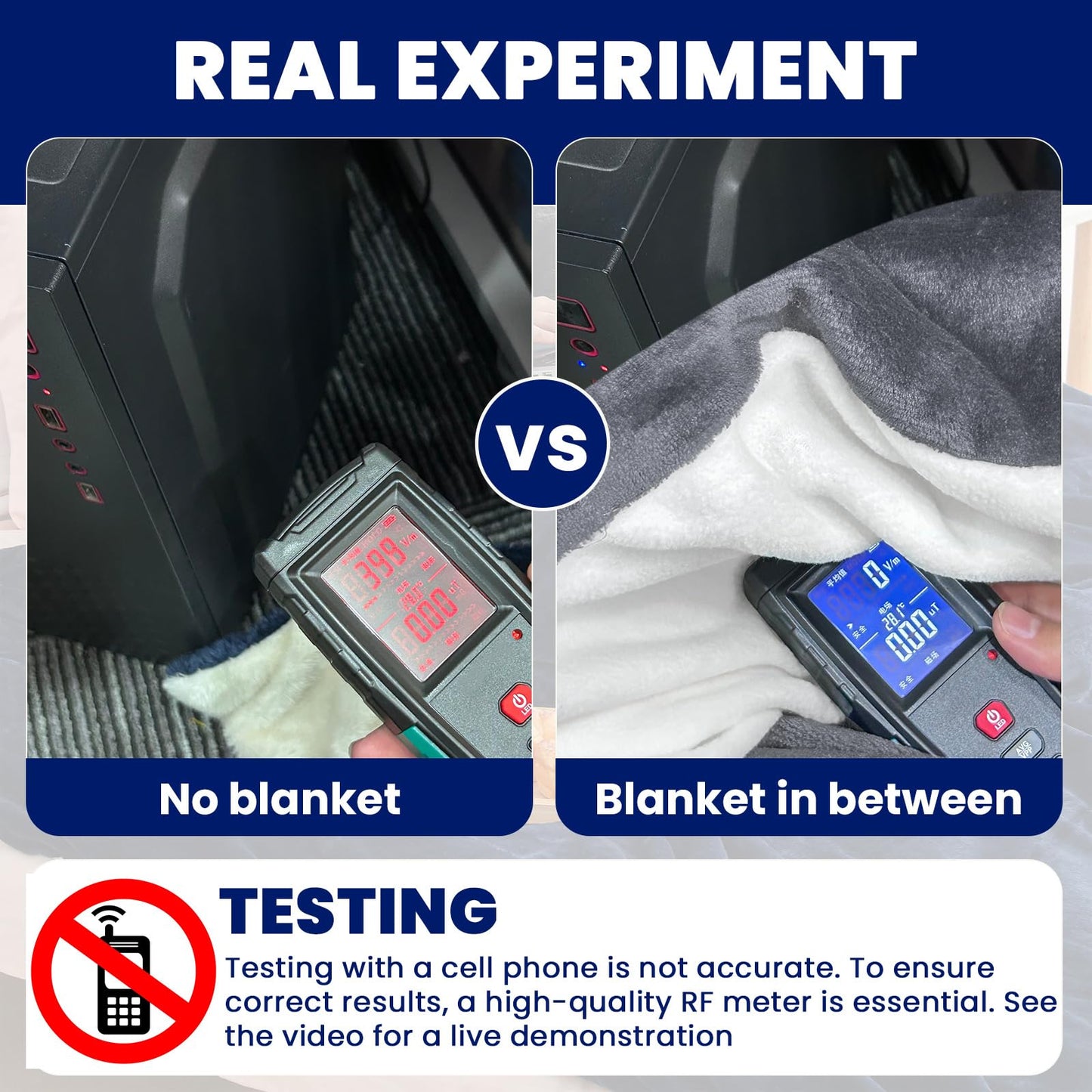 EMF Blanket Protection Blocks EMF Waves So Your Dreams Aren’t Hijacked By Deceptive Frequencies. Two Sided Reversible Can Use for Beds or Couches Great For Travel Blocks ELF Waves. ☢️