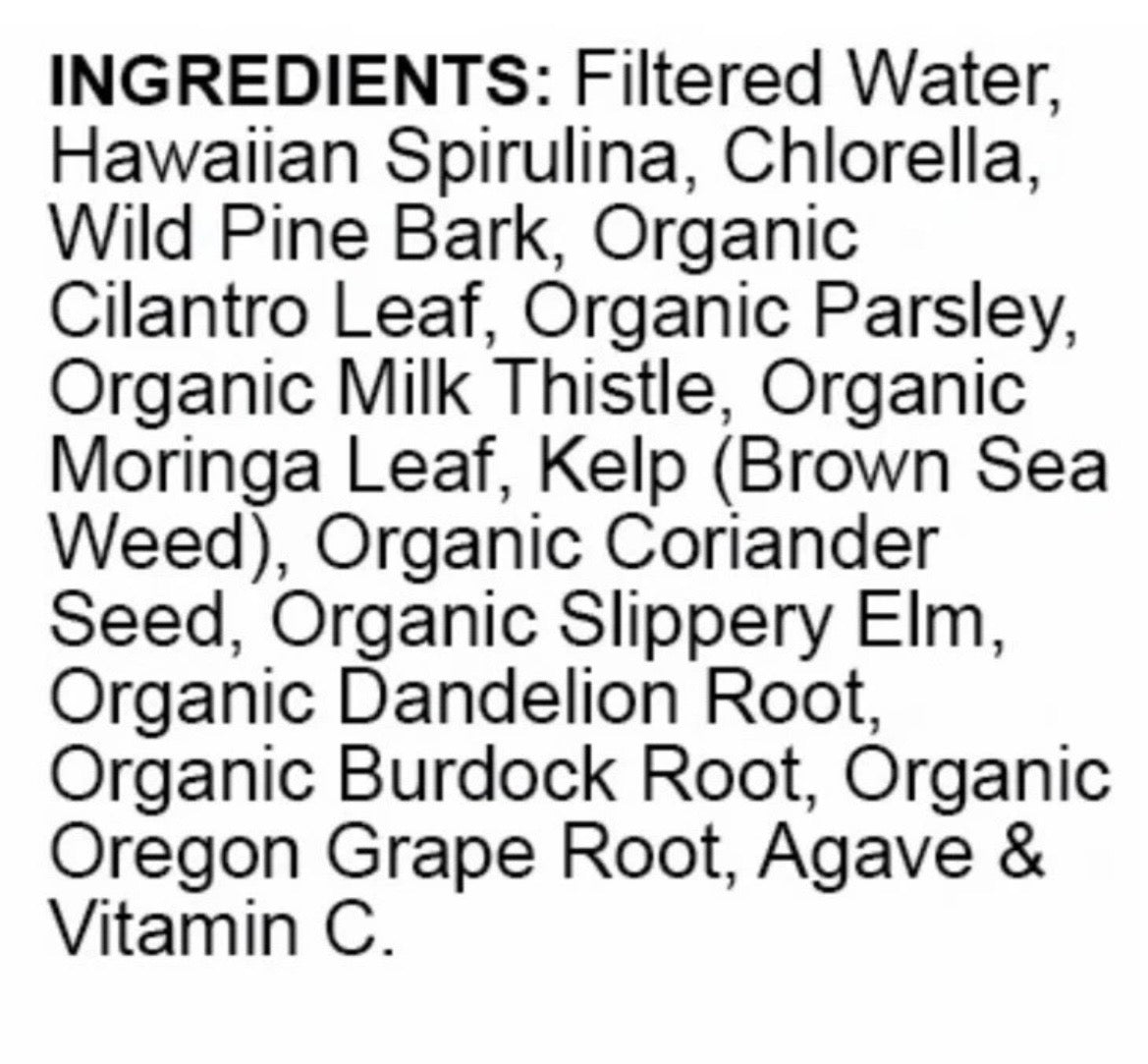 Heavy Metal Detox  Remove Nano Aluminum , Lead,Cadmium ,Barium, Thallium Mercury & More 16 oz
