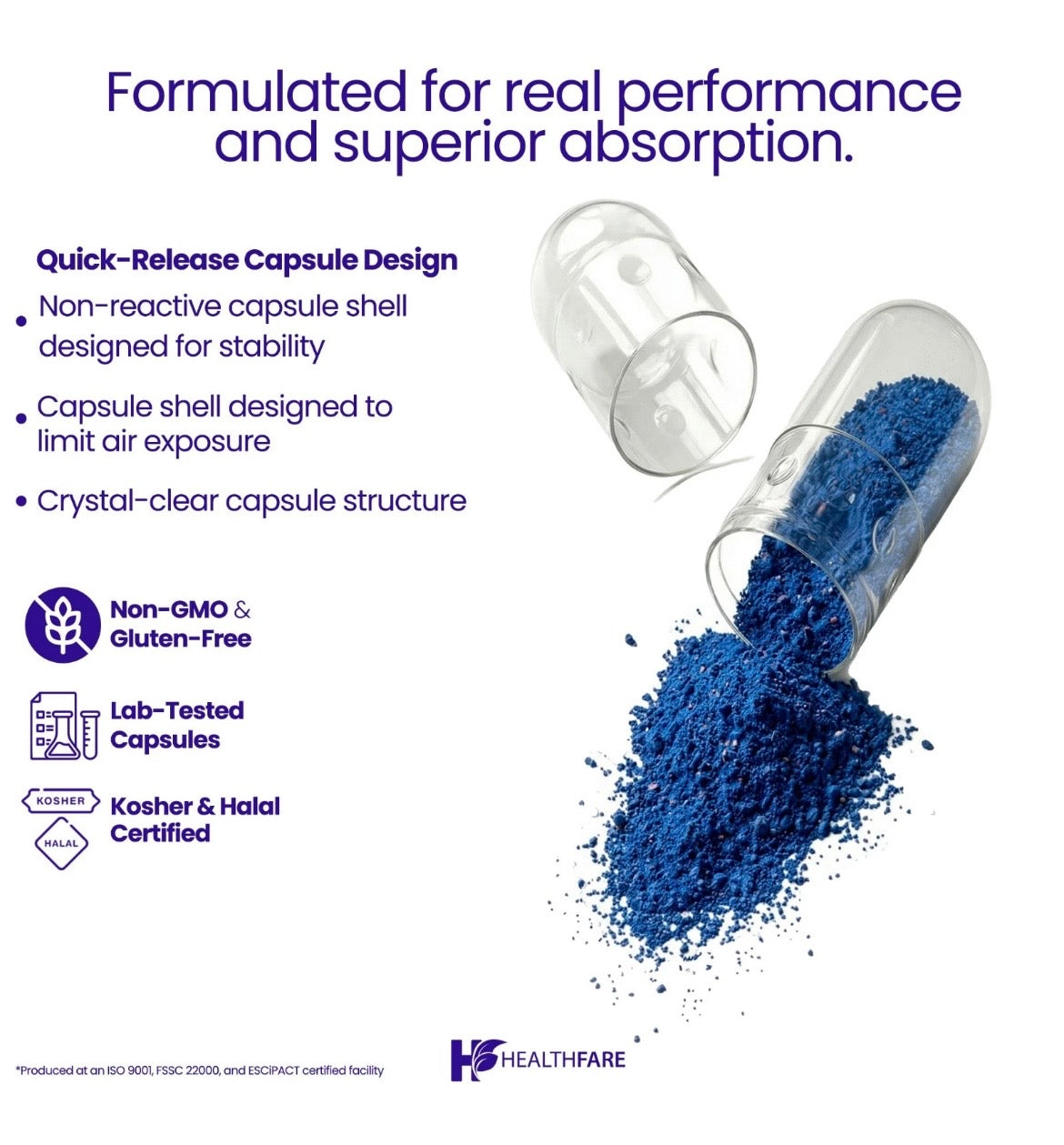 Bilberry Extract Supplement - 1200MG, Relieves Eye Fatigue, Supports Vision Health, Antioxidant