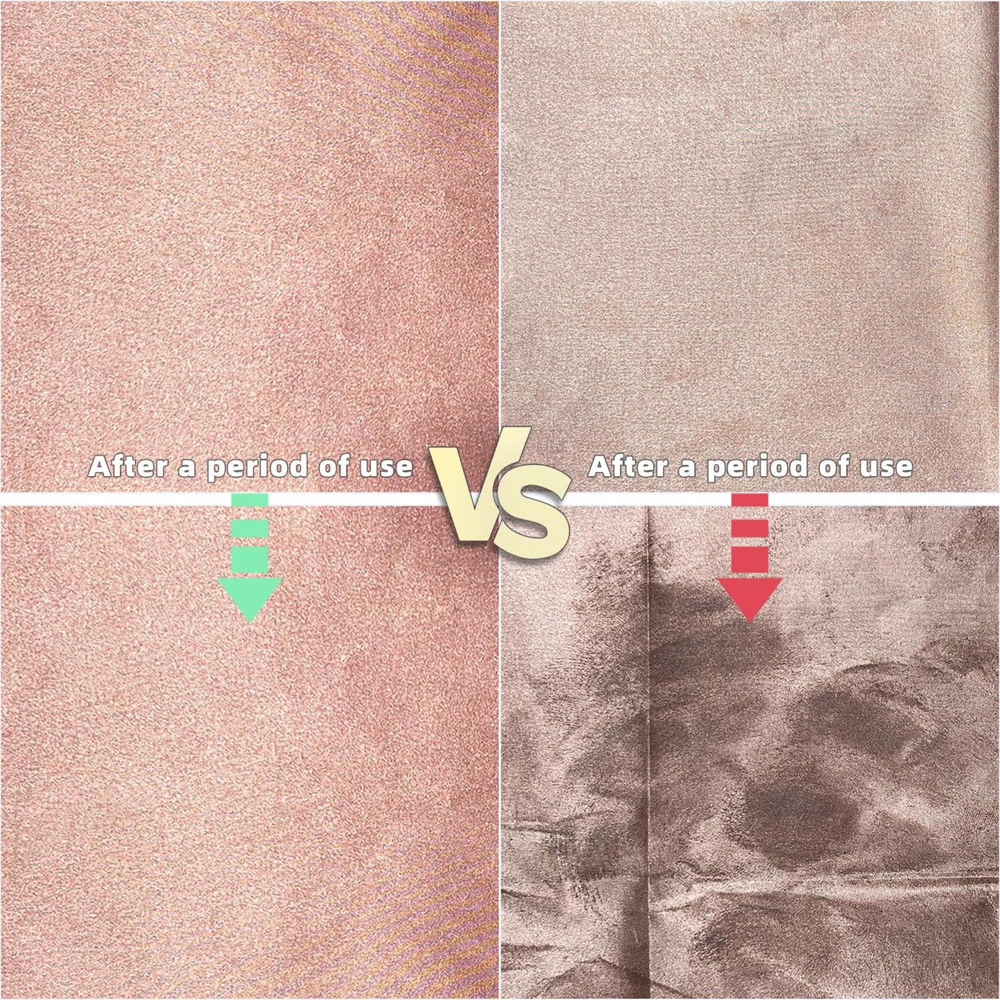Amerthing Pure Copper Faraday Fabric RF & LF Electromagnetic Fields Gold Color Blocking Fabric 1 Meter (39"x43" inch)