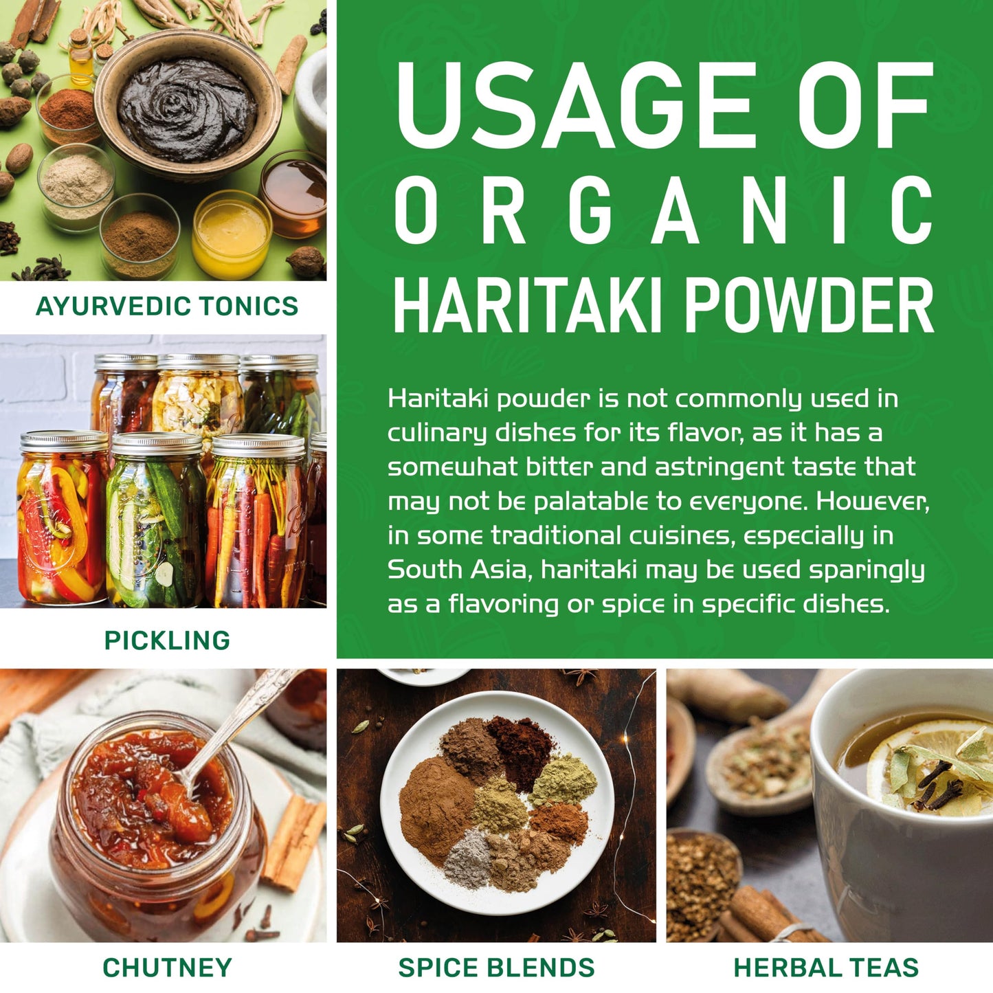 Organic Haritaki Powder Extract Decalcify & Activate The Pineal Gland 👁️ Also Great For Gut Health And Eradication of Bad Microbes 🦠