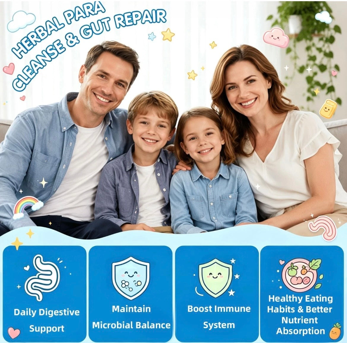 Parasite Cleanse for Humans & Kids - 90 Count (Pack of 1) Eliminates Parasites recommended to use with Zeolite